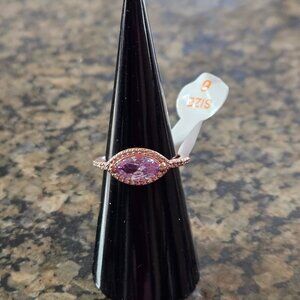 Bomb Party RBP6125 "Fancy in Love" Lavender Topaz Cubic Zirconia Rose Go…